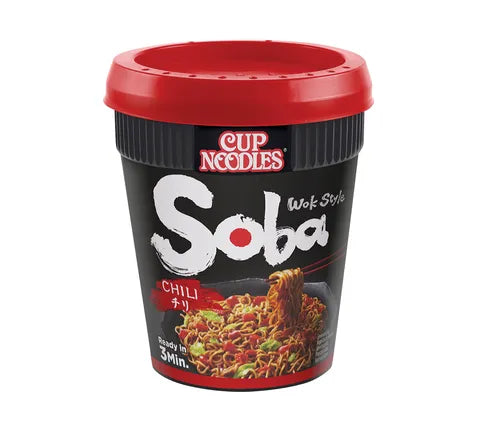 Nissin Soba Chili Cup - Multi Pack (8 x 92 gr)