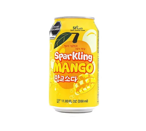 SFC BIO Sparkling Mango Flavour Soda - Multi Pack (6 x 350 ml)