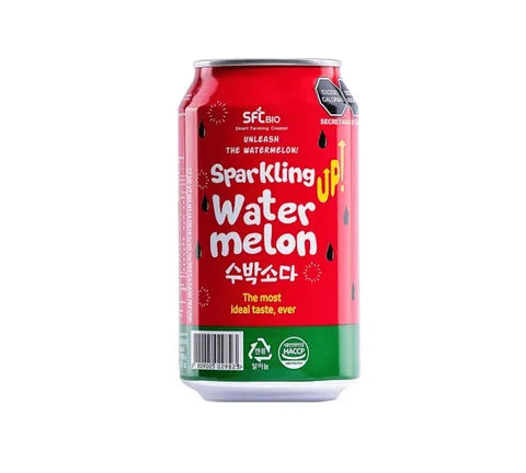 SFC BIO Sparkling Water Melon Flavour Soda - Multi Pack (6 x 350 ml)