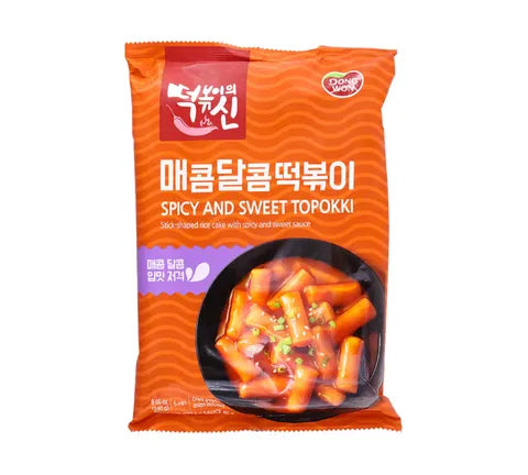 Dong Won Spicy and Sweet Topokki Pouch - Box (16 x 240 gr)