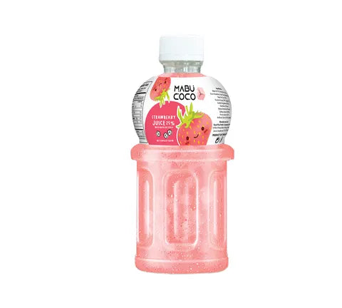 Mabu Coco Strawberry Drink with Nata de Coco - Box (24 x 320 ml)