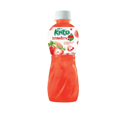 Kato Strawberry Juice With Nata De Coco - Box (24 x 320 ml)