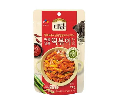 CJ Topokki / Tteokbokki Sauce Spicy - Red Pepper - Box (20 x 150 gr)