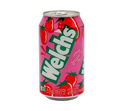 Nongshim Welchs Sparkling Strawberry Soda - Multi Pack (6 x 355 gr)