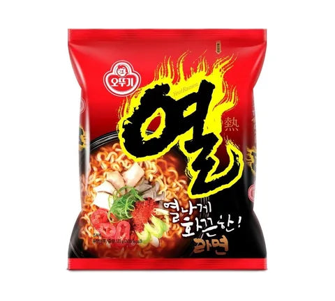 Ottogi Yeul Ramen Extra Spicy Instant Noodle - Box (40 x 120 gr)