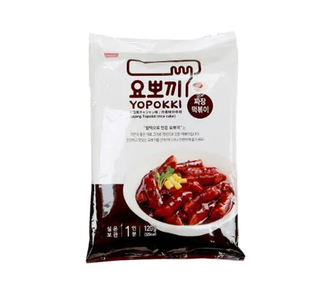 Young Poong Yopokki Jjajang Topokki (Rice Cake) Pouch - Box (20 x 120 gr)