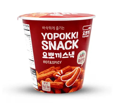 Young Poong Yopokki Snack - Hot and Spicy Flavour - Box (12 x 50 gr)