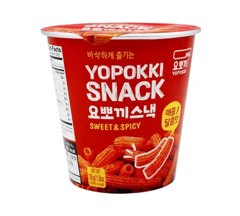 Young Poong Yopokki Snack - Sweet and Spicy Flavour - Box (12 x 50 gr)